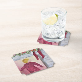 Weihnachtsfeiervorausschauung Untersetzer