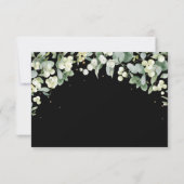 Weihnachtsfeierwohnung Snowberry Vielen Dank Dankeskarte (Rückseite)