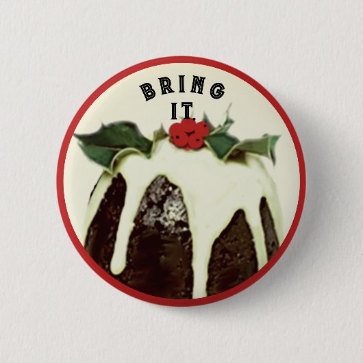 Weihnachtsfeige Button (Vorderseite)