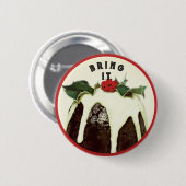 Weihnachtsfeige Button (Vorne & Hinten)