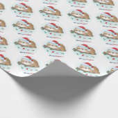 Weihnachtsfeige Geschenkpapier (Ecke)