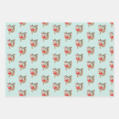 Weihnachtsfeigen Geschenkpapier Set (Vorderseite 3)