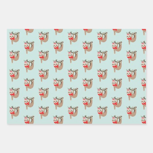 Weihnachtsfeigen Geschenkpapier Set (Vorderseite 3)