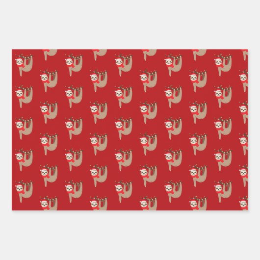 Weihnachtsfeigen Geschenkpapier Set (Vorderseite 2)