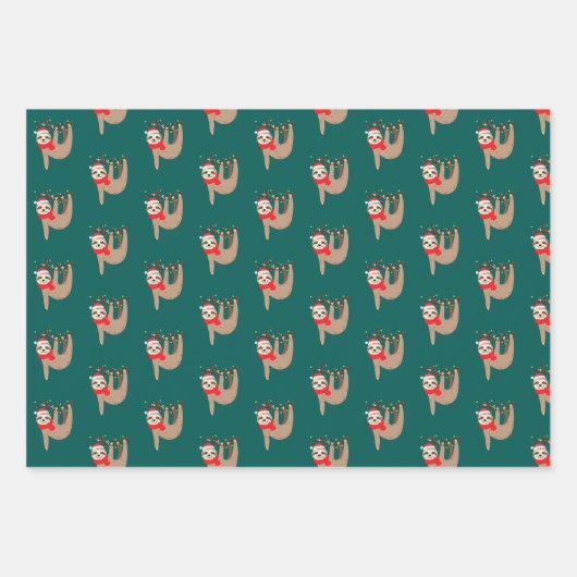 Weihnachtsfeigen Geschenkpapier Set (Vorderseite)