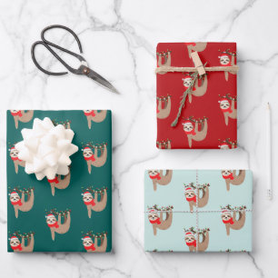 Weihnachtsfeigen Geschenkpapier Set