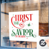 Weihnachtsfenster Fensteraufkleber (Café-Fenster)