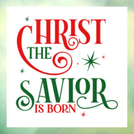 Weihnachtsfenster Fensteraufkleber