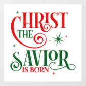 Weihnachtsfenster Fensteraufkleber (Blatt)