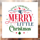 Weihnachtsfenster Fensteraufkleber (Blatt 2)