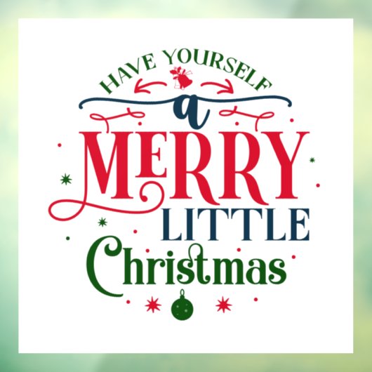 Weihnachtsfenster Fensteraufkleber (Blatt 3)