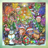 Weihnachtsfenster Fensteraufkleber (Blatt 3)