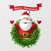 Weihnachtsfenster Fensteraufkleber (Blatt)