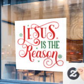 Weihnachtsfenster Fensteraufkleber (Café-Fenster)