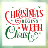 Weihnachtsfenster Fensteraufkleber (Blatt 3)