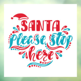 Weihnachtsfenster Fensteraufkleber