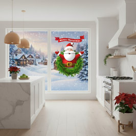 Weihnachtsfenster Fensteraufkleber