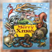 Weihnachtsfenster Fensteraufkleber (Blatt 2)