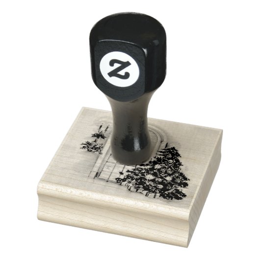 Weihnachtsfenster Gummistempel (Stempel)