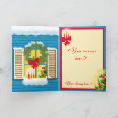 WEIHNACHTSfenster Karte (Innenseite)