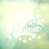 Weihnachtsfenster Klammern Fensteraufkleber (Blatt 3)