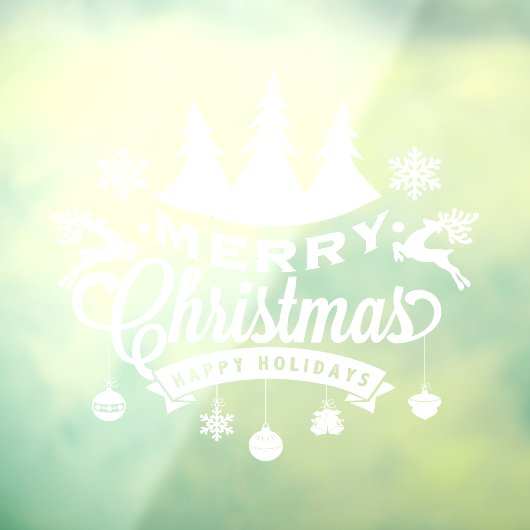 Weihnachtsfenster Klammern Fensteraufkleber (Blatt 3)