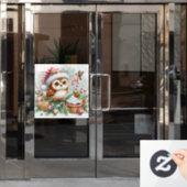 Weihnachtsfenster Klammern Fensteraufkleber (Büro Tür)