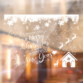 Weihnachtsfenster klammern groß fensteraufkleber (Blatt 2)