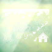 Weihnachtsfenster klammern groß fensteraufkleber (Blatt 3)