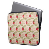 Weihnachtsfenster Laptopschutzhülle (Vorderseite Links)