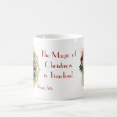 Weihnachtsfenster Lichter Foto Tasse (Mittel)