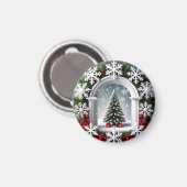 Weihnachtsfenster Magnet (Vorderseite/Rückseite)