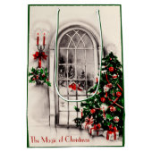 Weihnachtsfenster Mittlere Geschenktüte (Rückseite)