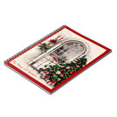 Weihnachtsfenster-Notebook Notizblock (Linke Seite)