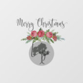 Weihnachtsfenster oder Wandklammer für benutzerdef Fensteraufkleber (Blatt)