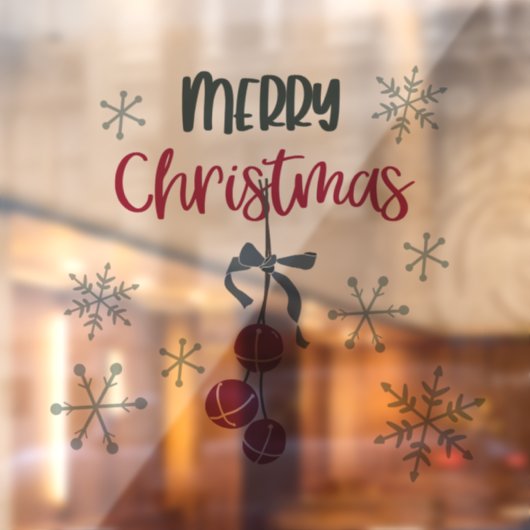 Weihnachtsfenster oder Wandverkleidung Fensteraufkleber (Blatt 2)