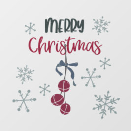 Weihnachtsfenster oder Wandverkleidung Fensteraufkleber