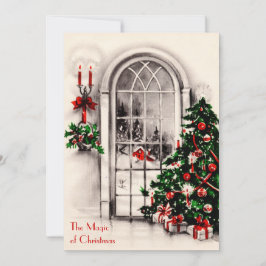 Weihnachtsfenster-Party Einladung