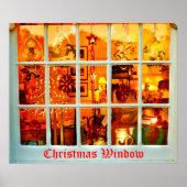 Weihnachtsfenster Poster (Vorne)