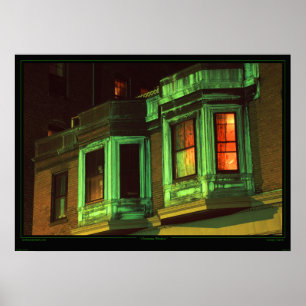 Weihnachtsfenster Poster