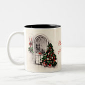 Weihnachtsfenster Tasse (Links)