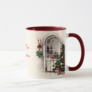 Weihnachtsfenster Tasse