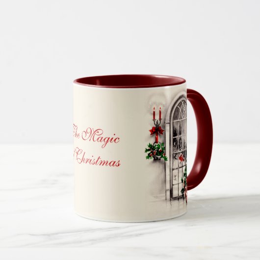 Weihnachtsfenster Tasse (VorderseiteRechts)