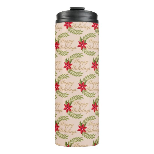 Weihnachtsfenster Thermosbecher (Vorderseite)