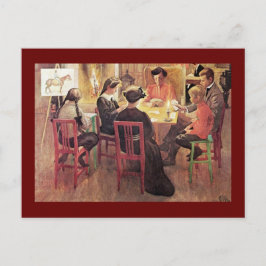 Weihnachtsferien 1909 feiertagspostkarte