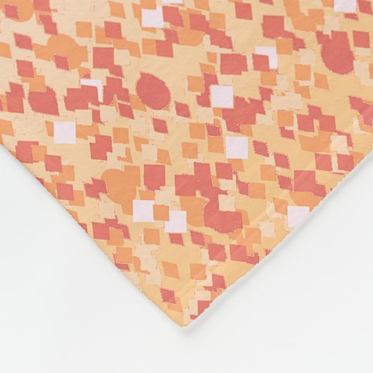 Weihnachtsferien Bugband Rose rot Fleecedecke (Ecke)