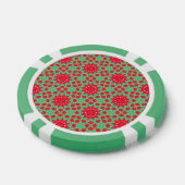 Weihnachtsferien-Charm-Muster Pokerchips (Einzeln)