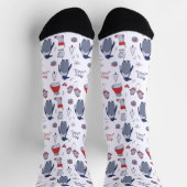 Weihnachtsferien-Elemente Pinguine Hüte Handschuhe Socken (Oben)