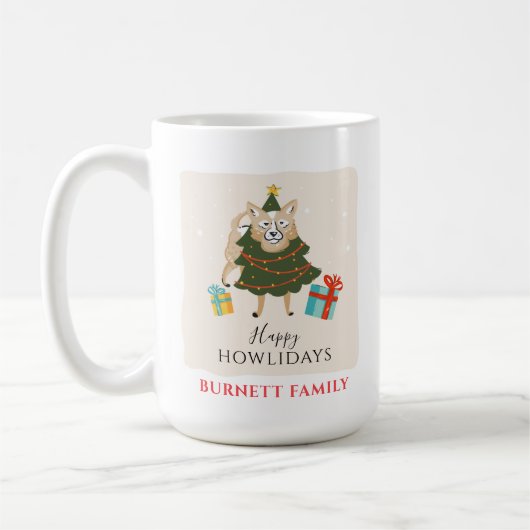 Weihnachtsferien Familie Wiedersehen Hund Feiertag Kaffeetasse (Links)