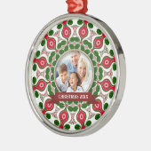 Weihnachtsferien - Familienbehalt Ornament Aus Metall (Links)